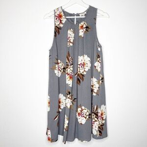 UMGEE Gray Floral Dress 